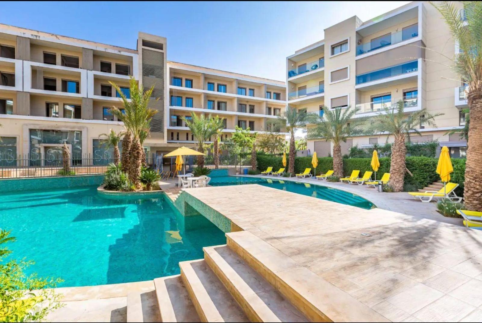 Appartement Luxueux Avec Piscine 10 Minutes Du Centre Ville Марракеш Экстерьер фото