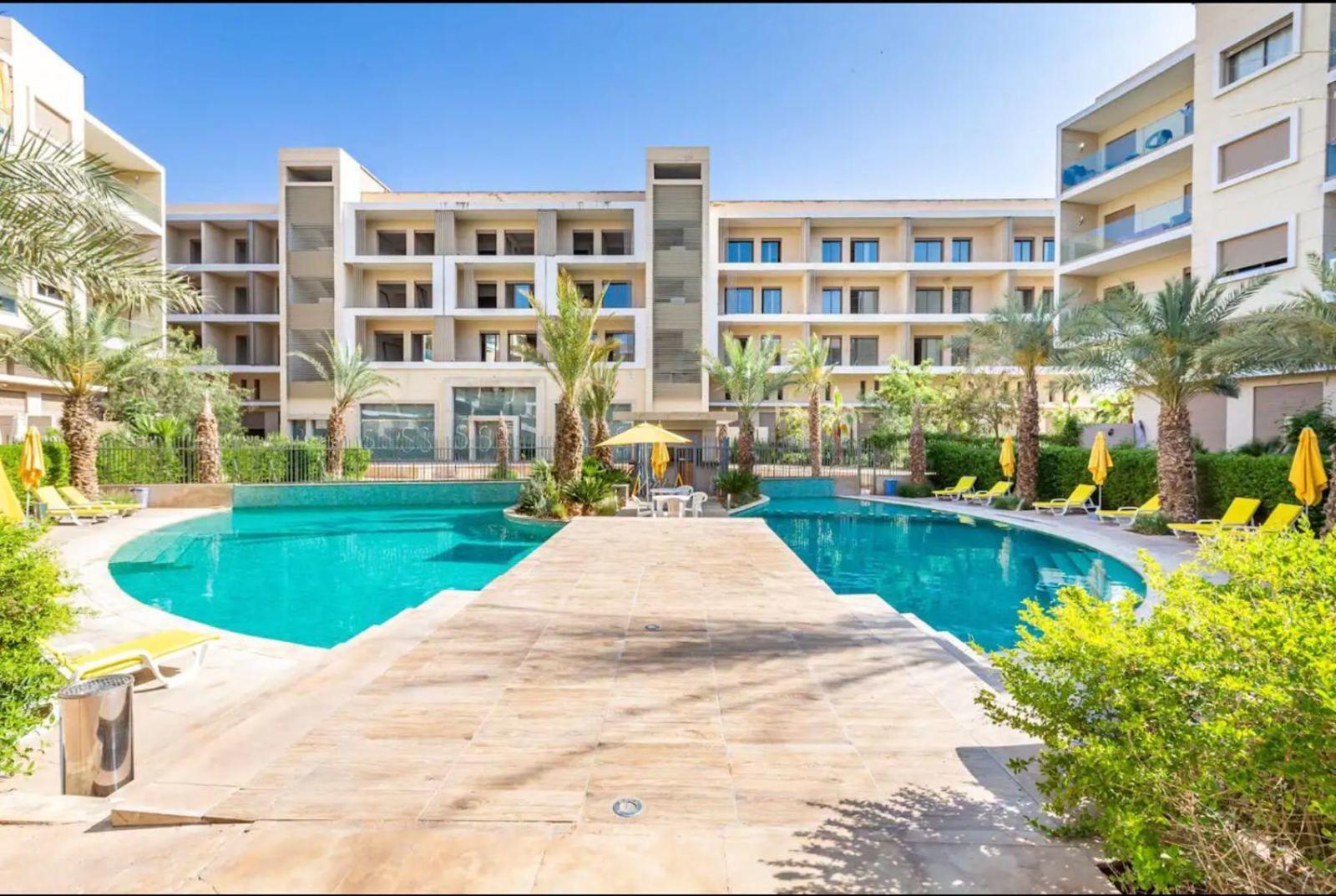 Appartement Luxueux Avec Piscine 10 Minutes Du Centre Ville Марракеш Экстерьер фото