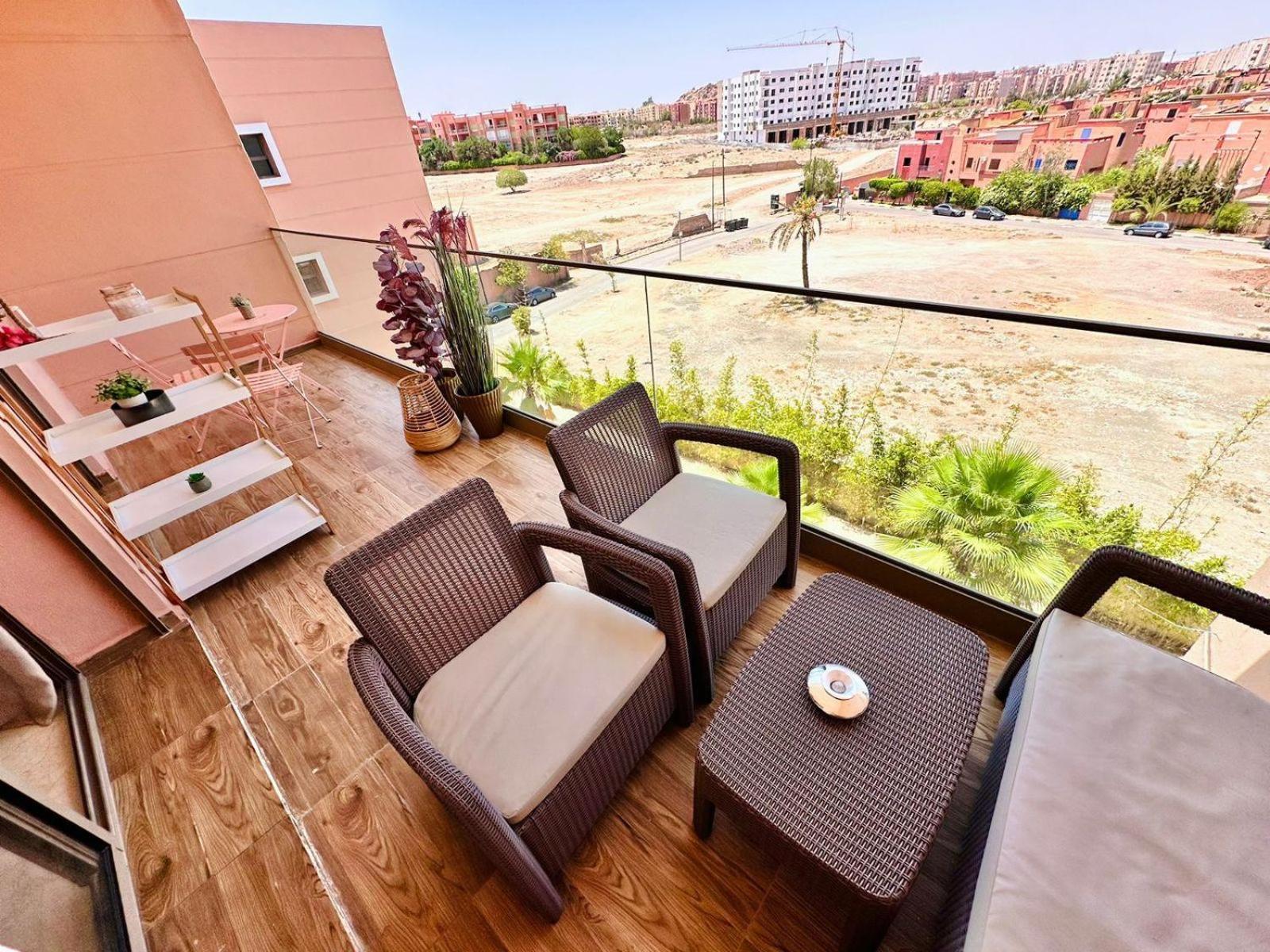 Appartement Luxueux Avec Piscine 10 Minutes Du Centre Ville Марракеш Экстерьер фото